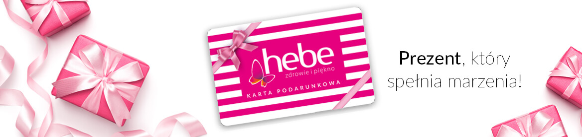 Karta podarunkowa - prezent, który spełnia marzenia | hebe.pl