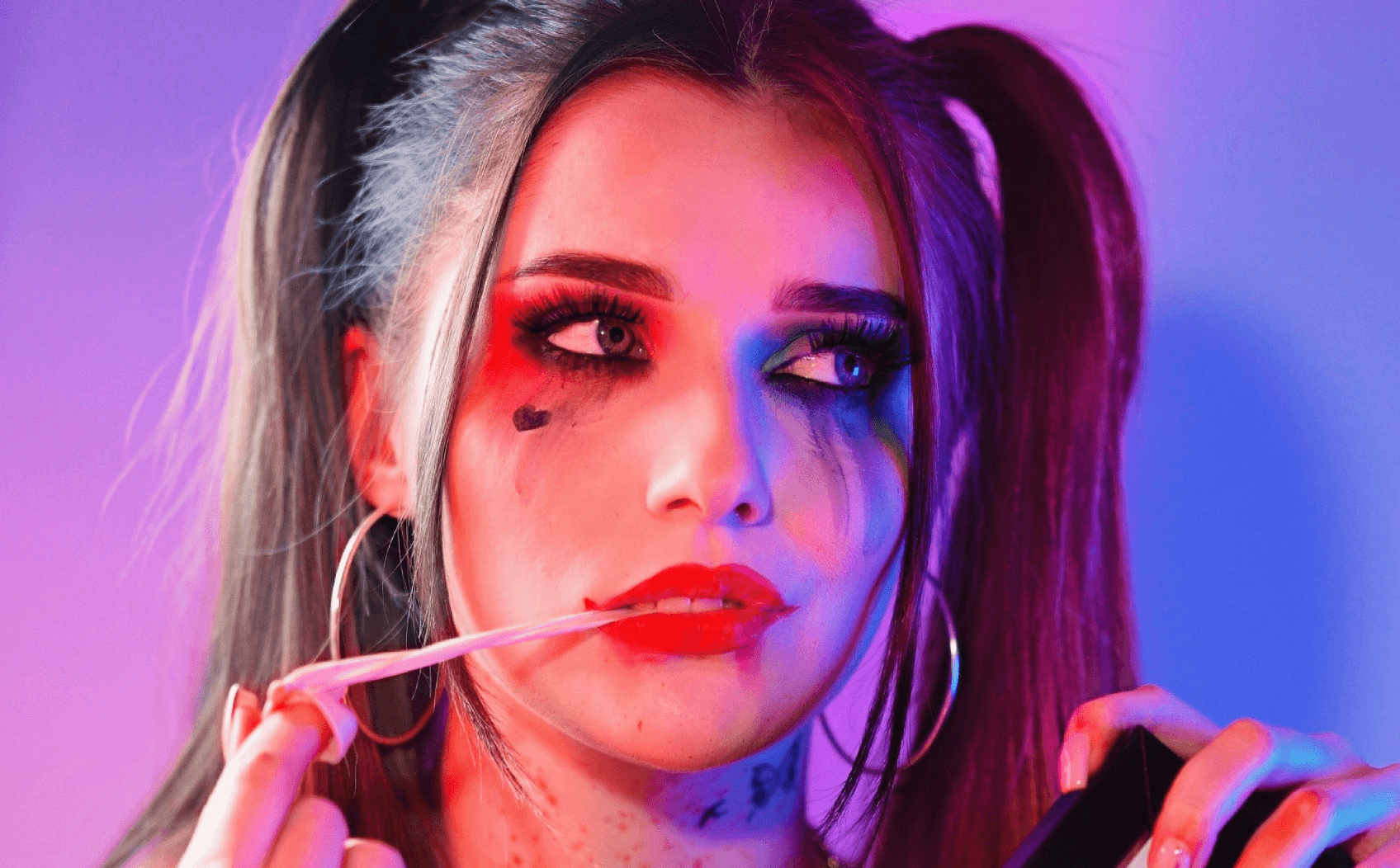 Harley Quinn make up w wykonaniu @weronikaszlazak | hebe.pl