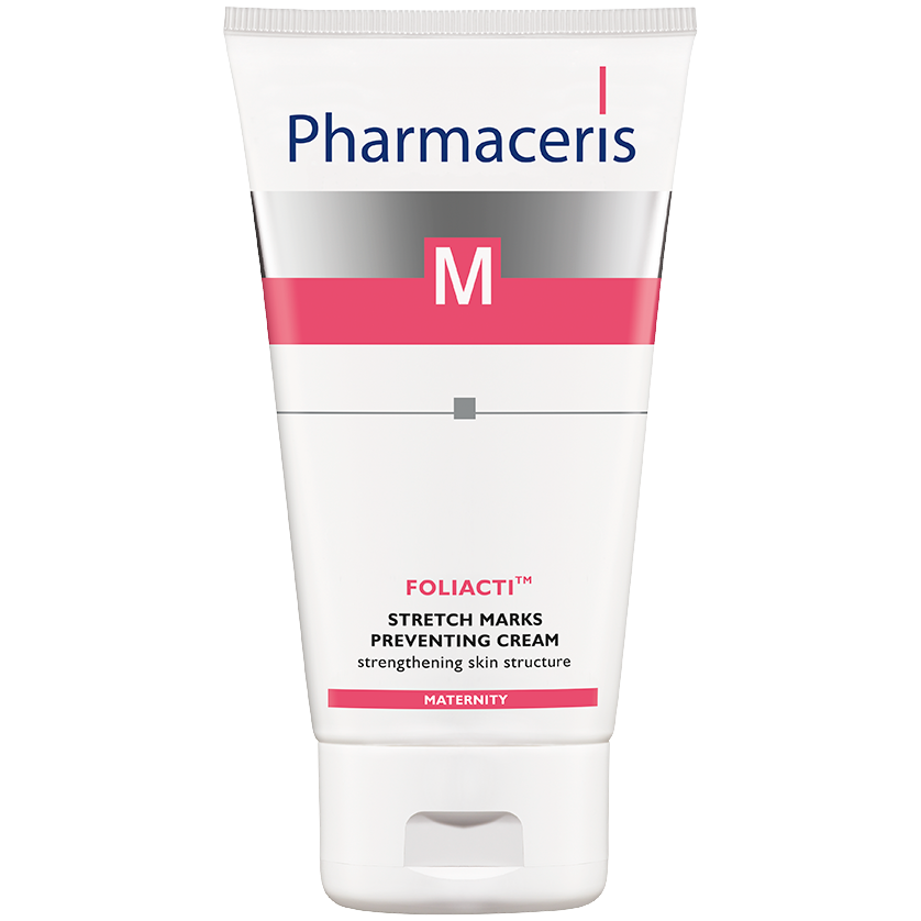 Pharmaceris M Foliacti krem zapobiegający rozstępom wzmacniający strukturę  skóry, 150 ml | hebe.pl