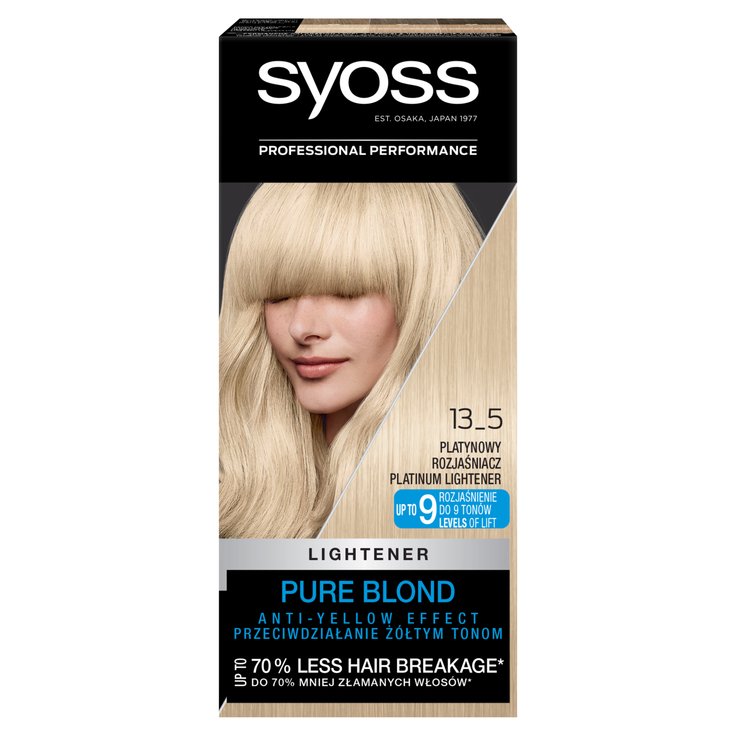 Syoss farba do włosów 13-5 platynowy rozjaśniacz Base Line | hebe.pl