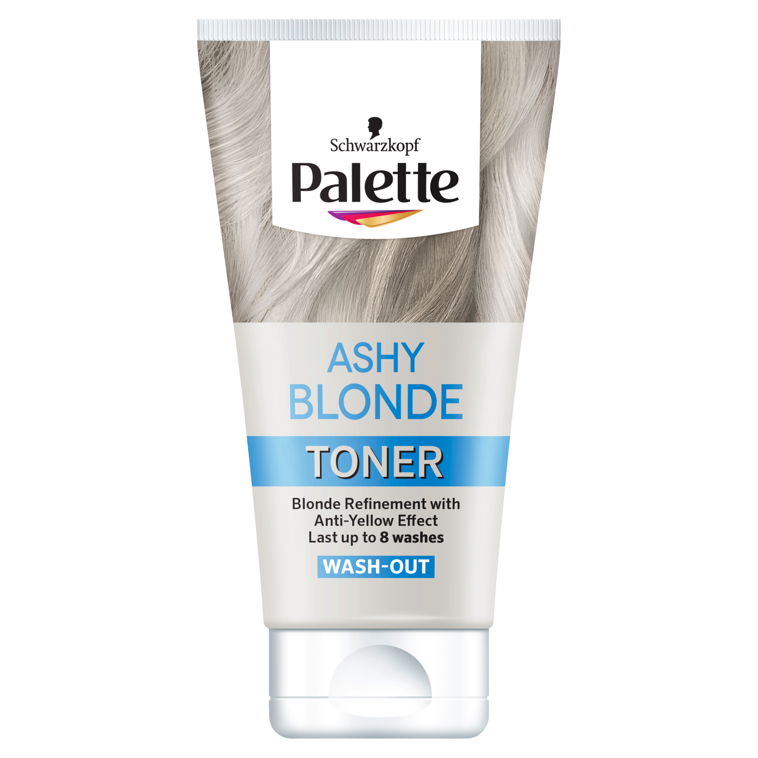 Palette Ashy Blonde toner do włosów przeciwko żółtym tonom, 150 ml | hebe.pl