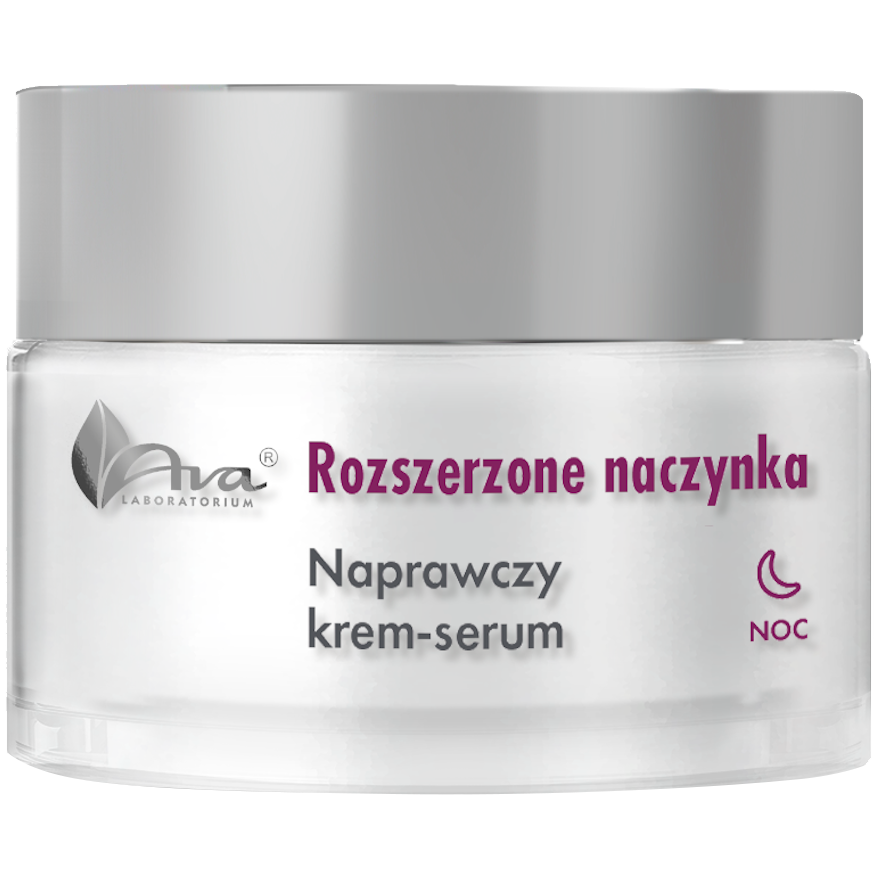 Ava Rozszerzone Naczynka krem-serum do twarzy na noc, 50 ml | hebe.pl