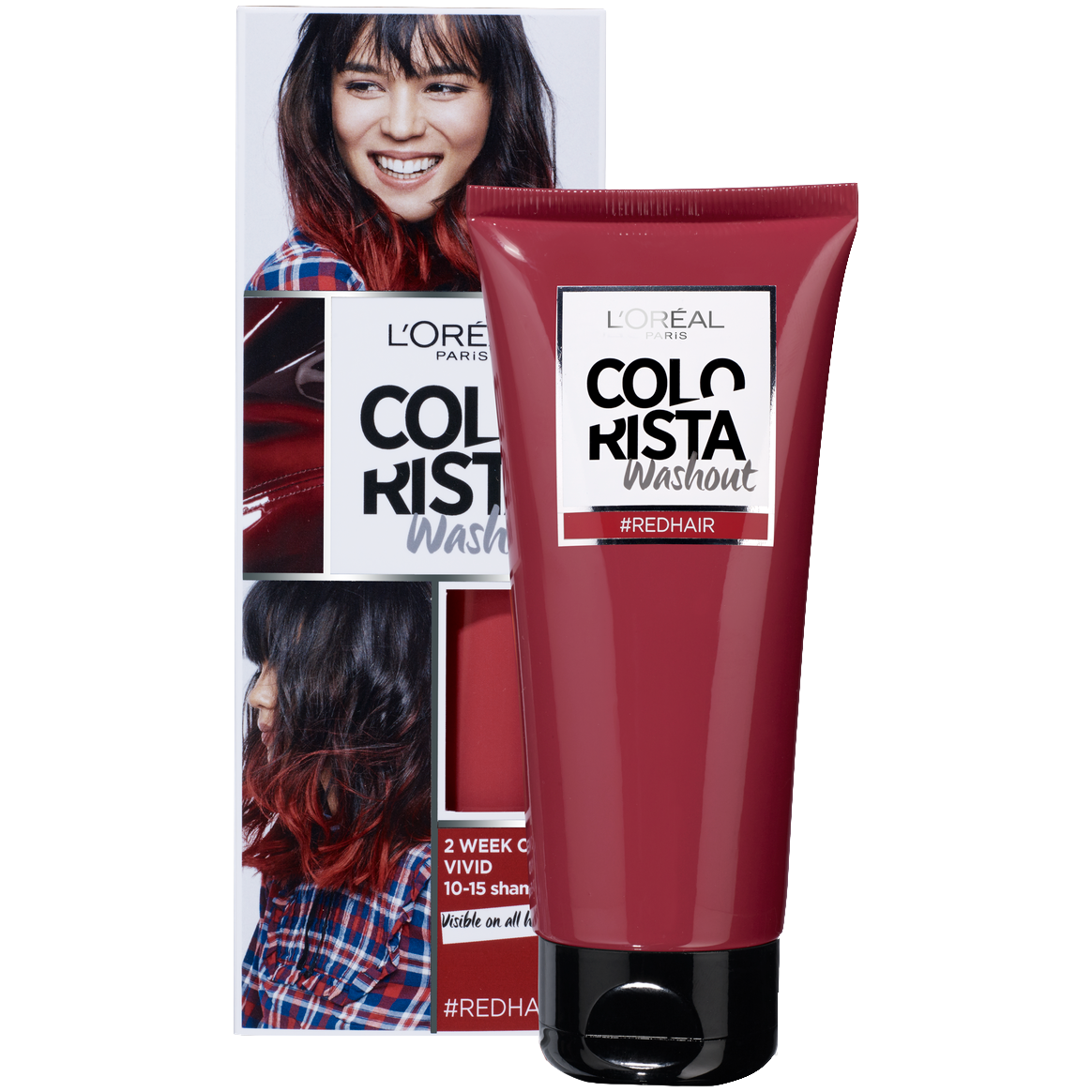 L'Oréal Paris Colorista Washout farba dwutygodniowa do włosów #redhair, 1  opak. | hebe.pl