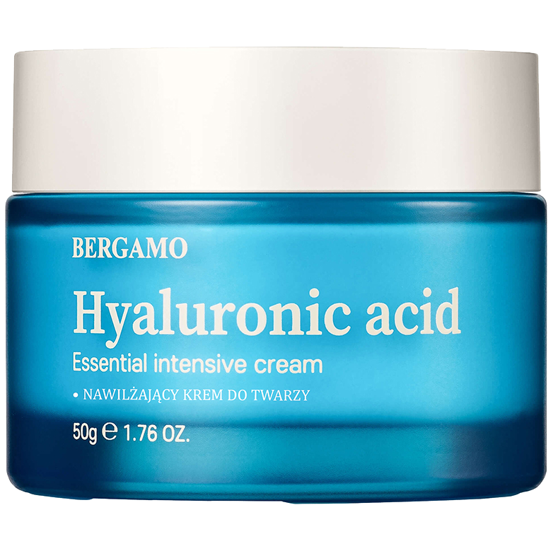Bergamo Hyaluronic Acid nawilżający krem do twarzy, 50 g | hebe.pl