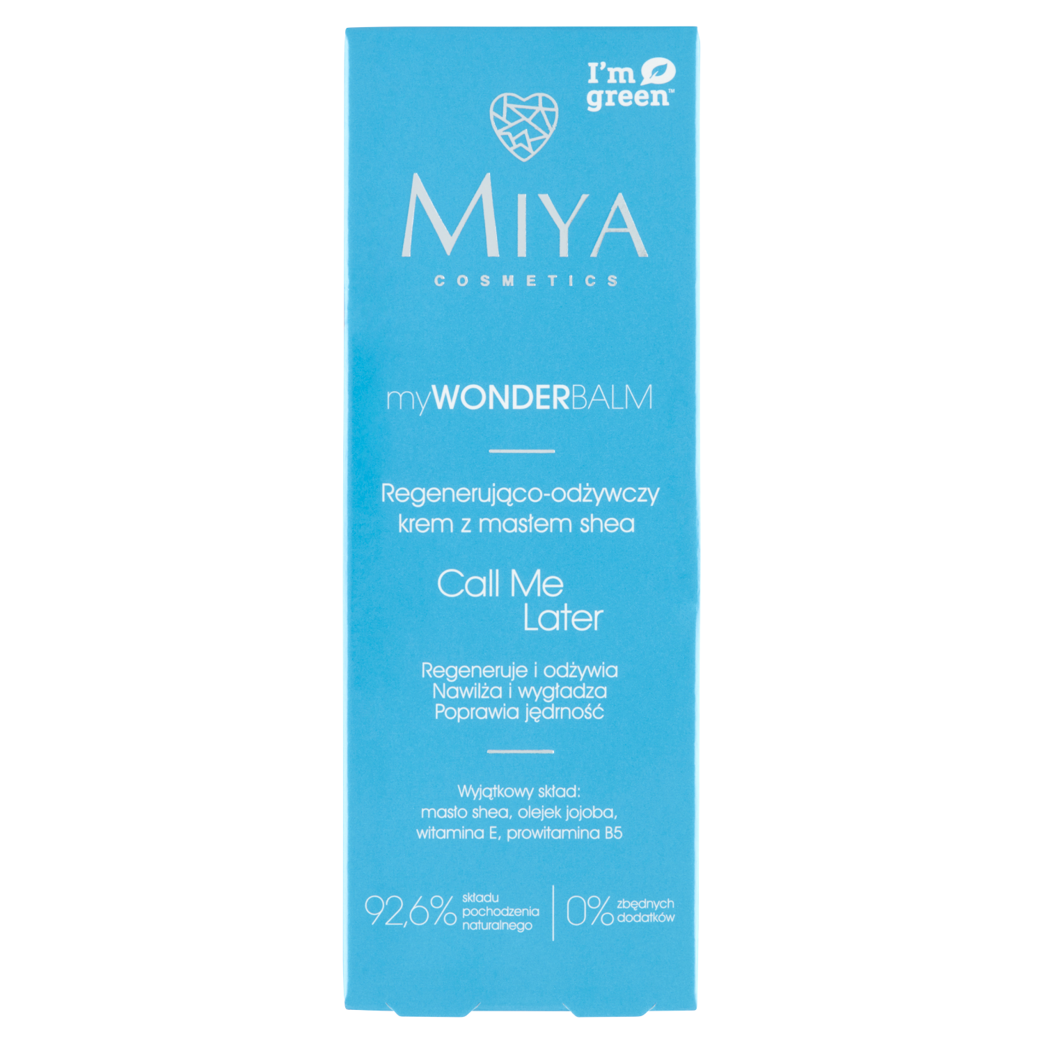 Miya Cosmetics krem do twarzy re generująco- odżywczy z masłem shea 75ml  myWONDERbalm | hebe.pl