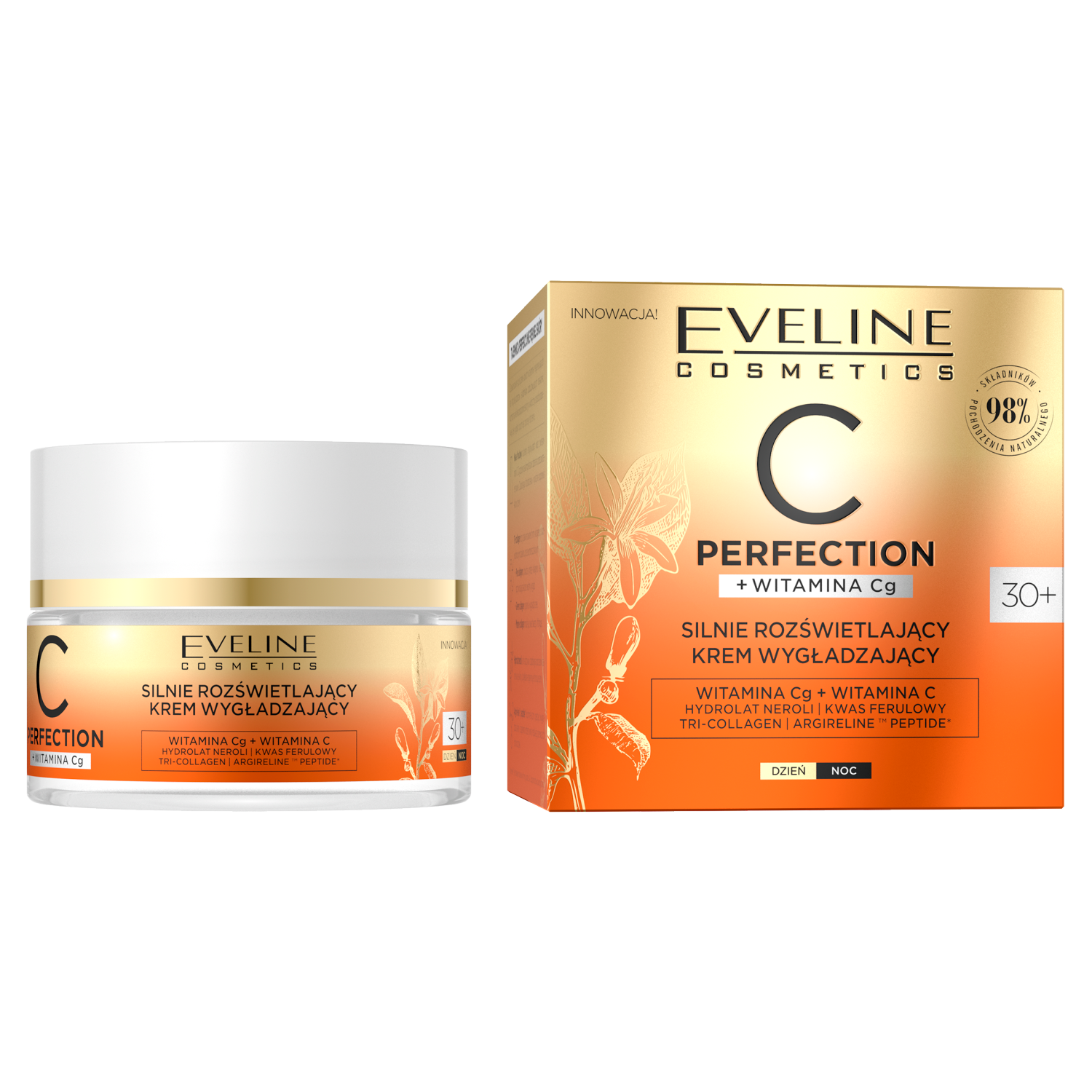 Eveline Cosmetics C-Perfection rozświetlający krem do twarzy 30+, 50 ml |  hebe.pl