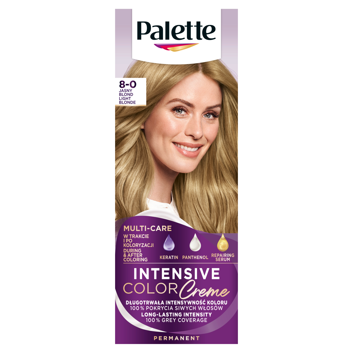 Palette Intensive Color Creme farba do włosów w kremie N7 jasny blond, 1  opak. | hebe.pl