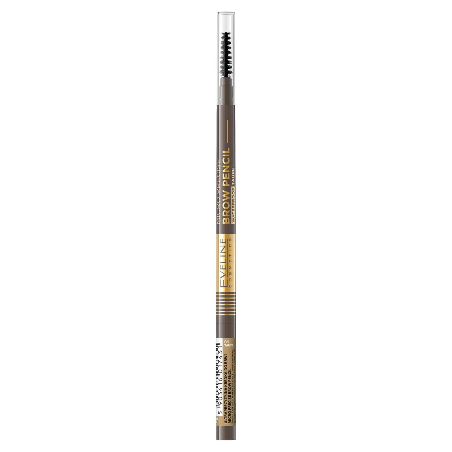 Eveline Cosmetics Brow Pencil Taupe Taupe Taupe kredka do brwi 01 taupe, 4  g | hebe.pl