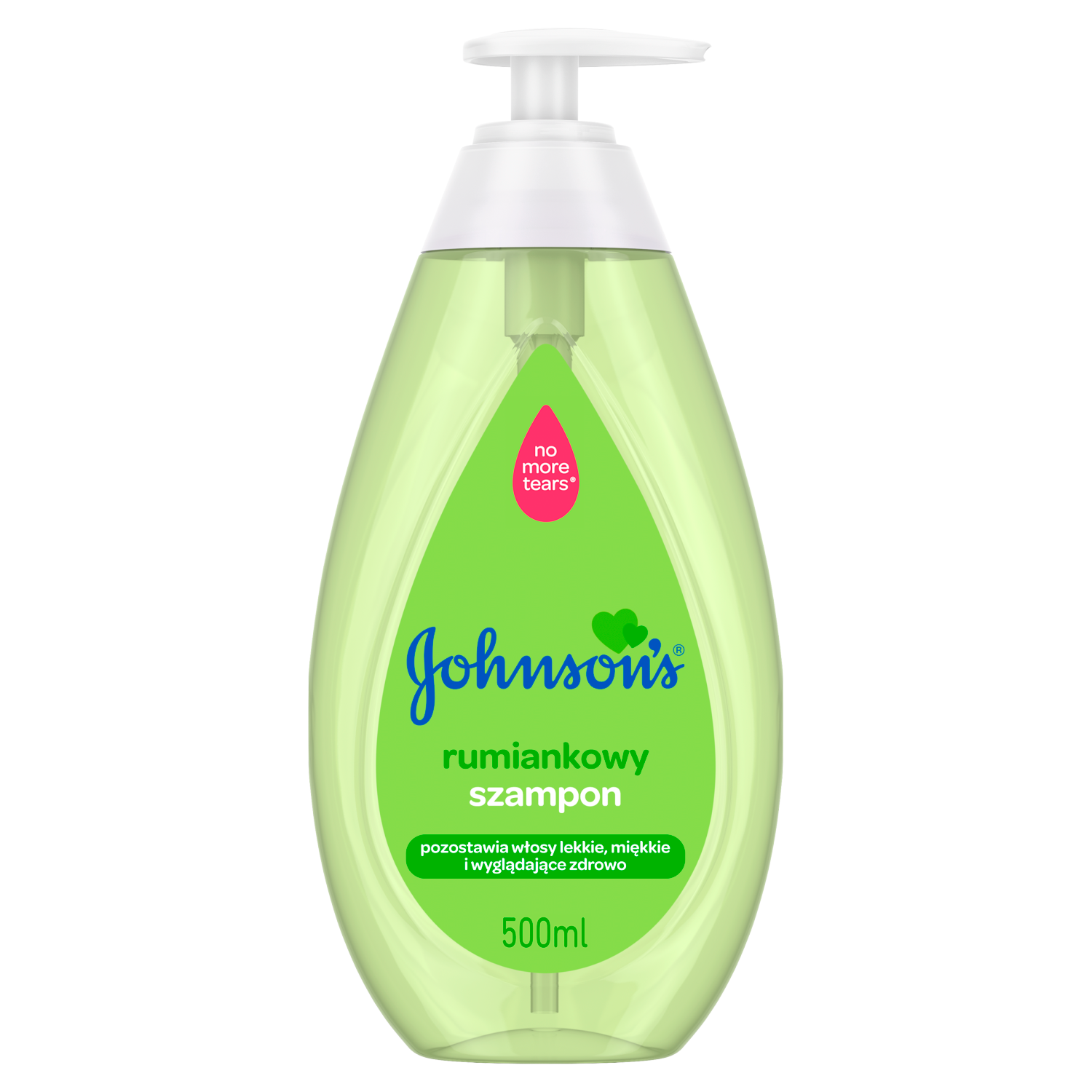 Johnson's Rumiankowy szampon do włosów z rumiankiem, 500 ml | hebe.pl