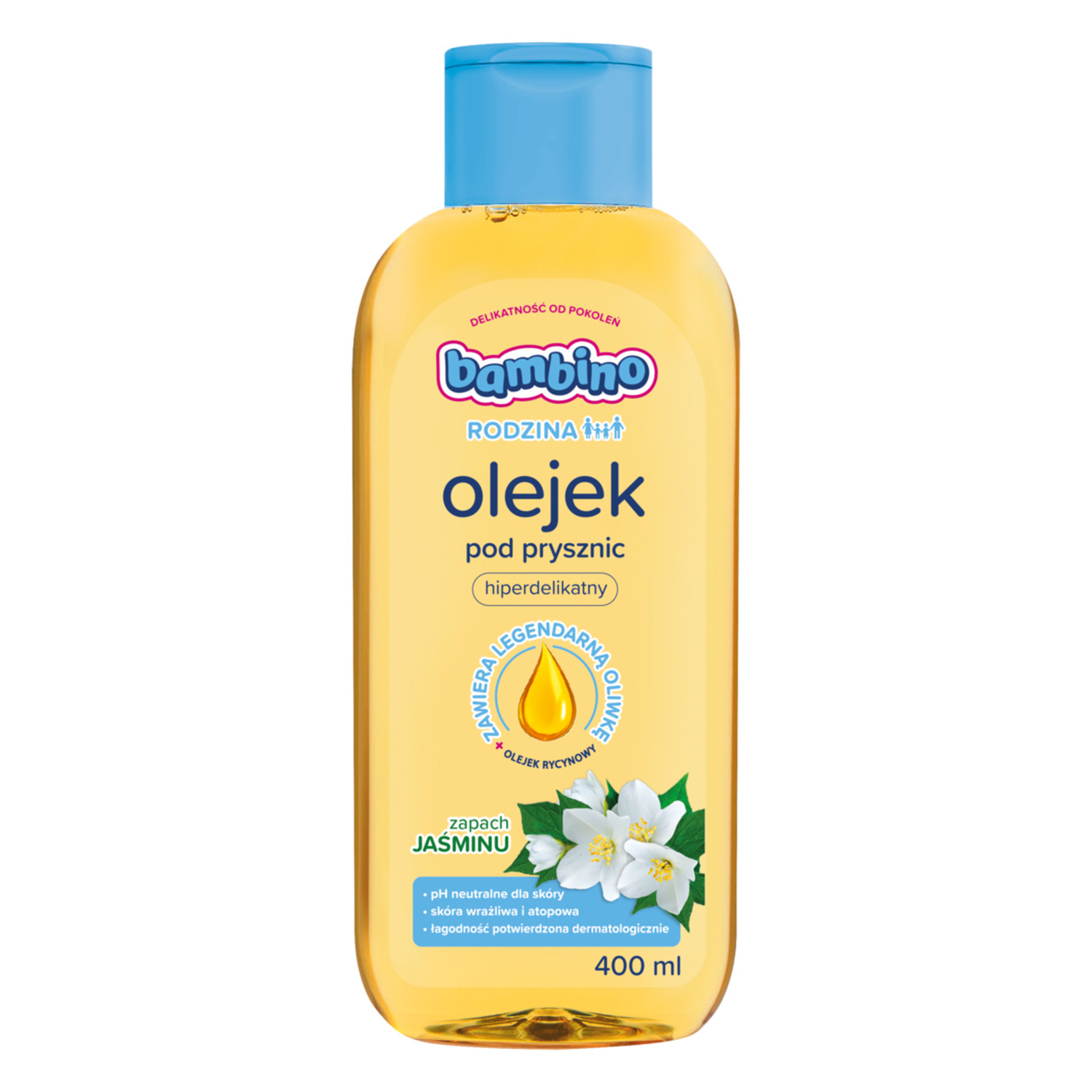 Bambino Rodzina olejek pod prysznic o zapachu jaśminu, 400 ml | hebe.pl