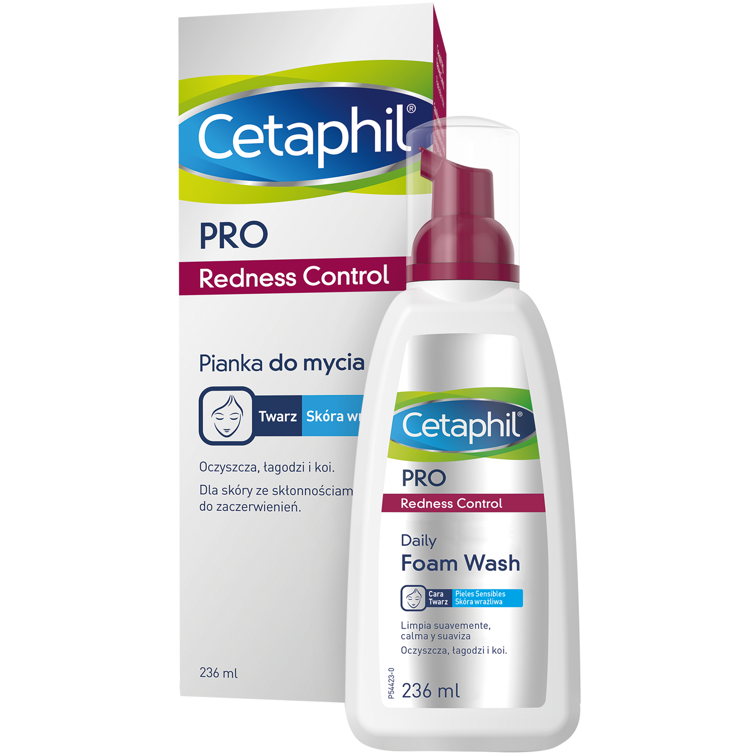 Cetaphil PRO Redness Control pianka do mycia twarzy, 236 ml | hebe.pl