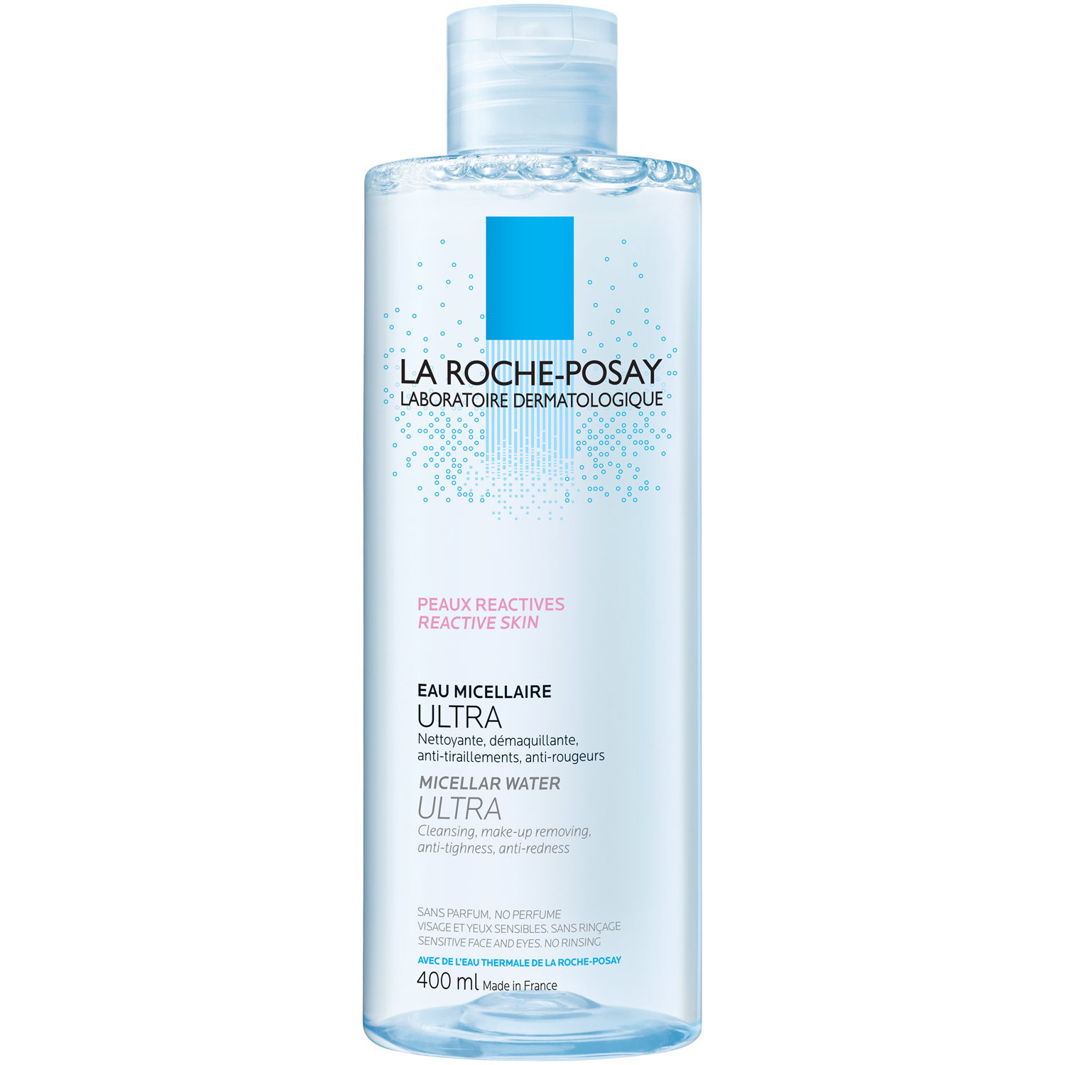 La Roche-Posay Ultra płyn micelarny do twarzy dla skóry bardzo wrażliwej,  400 ml | hebe.pl