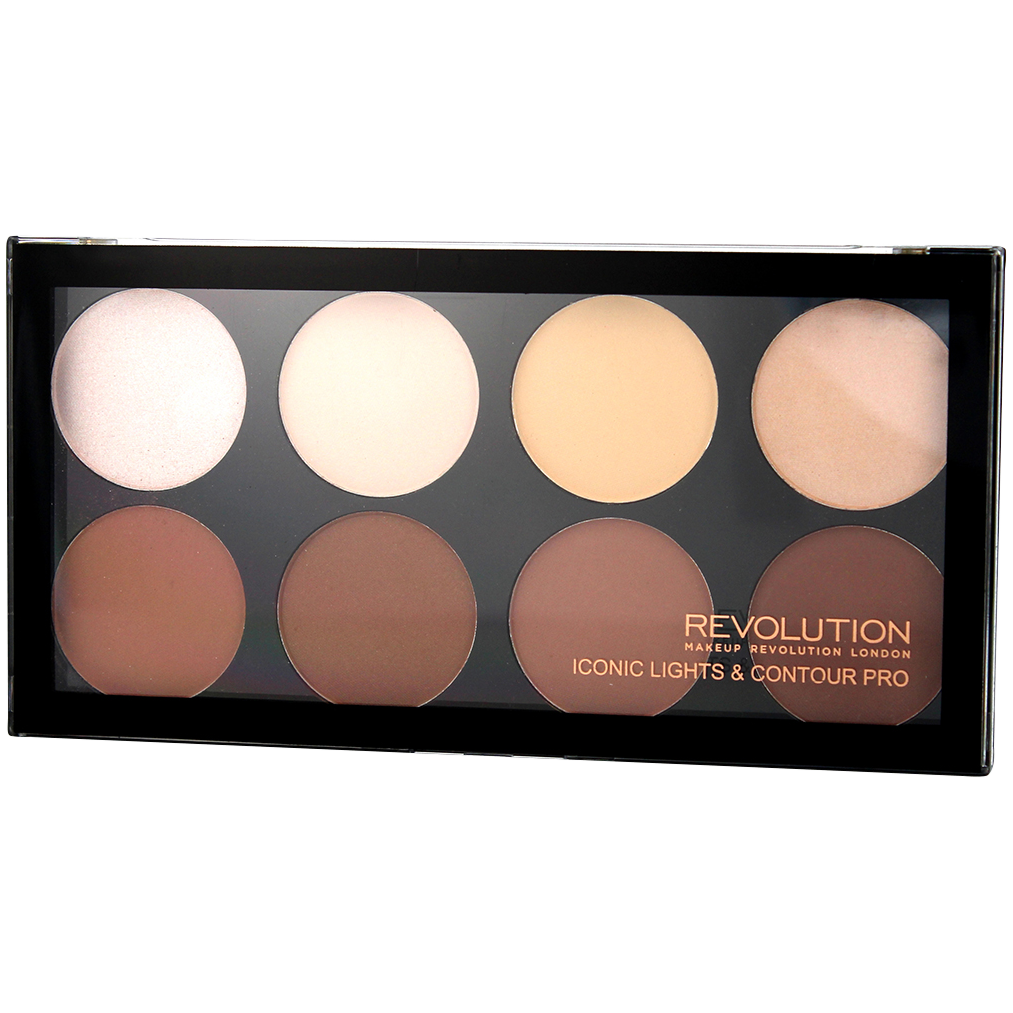 Revolution Makeup Iconic Lights & Contour Pro zestaw do konturowania twarzy,  11 g | hebe.pl