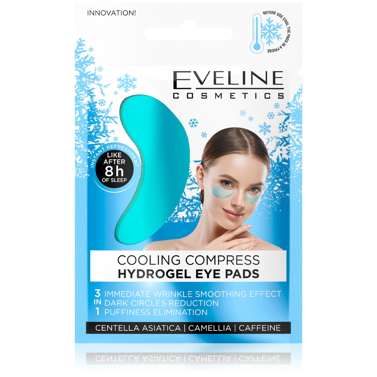 Eveline Cosmetics chłodzące hydrożelowe płatki pod oczy, 1 para | hebe.pl