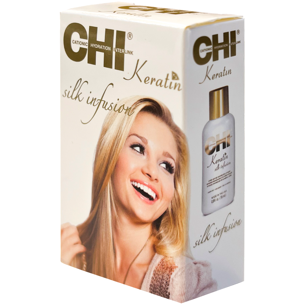 Chi Keratin Infusion jedwab do włosów, 15 ml | hebe.pl