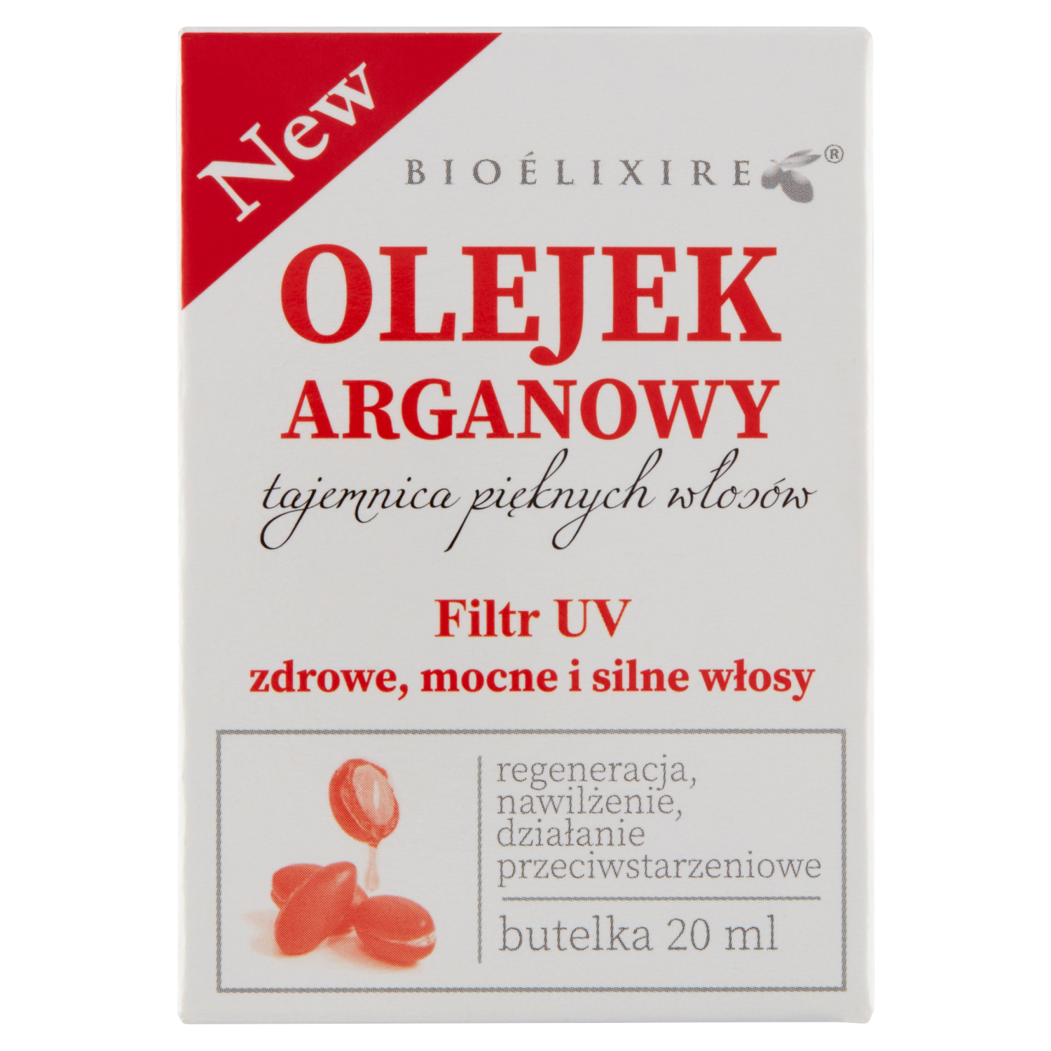 Bioelixire Argan nawilżające serum olejek do włosów, 20 ml | hebe.pl