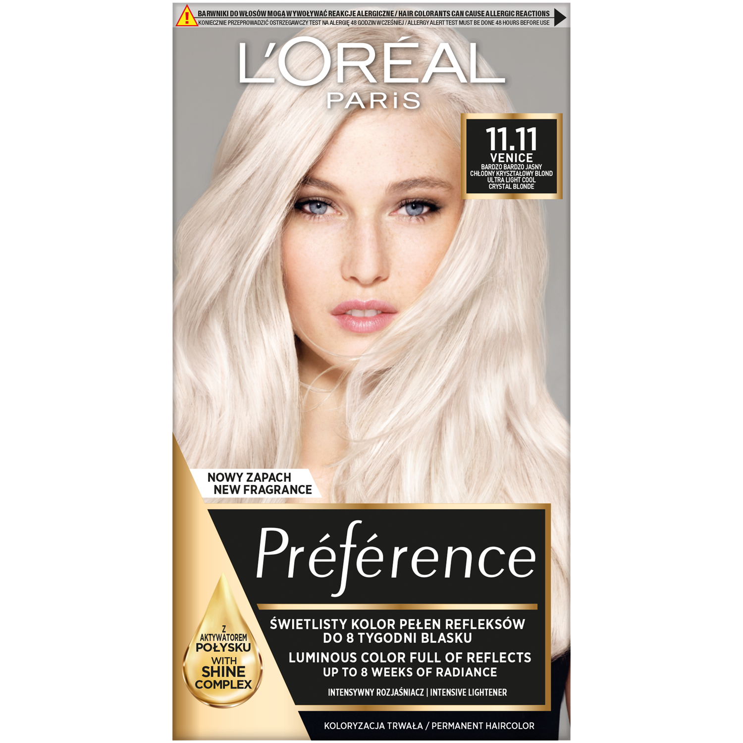 L'Oreal Paris farba do włosów 1111 ultra light Preference | hebe.pl