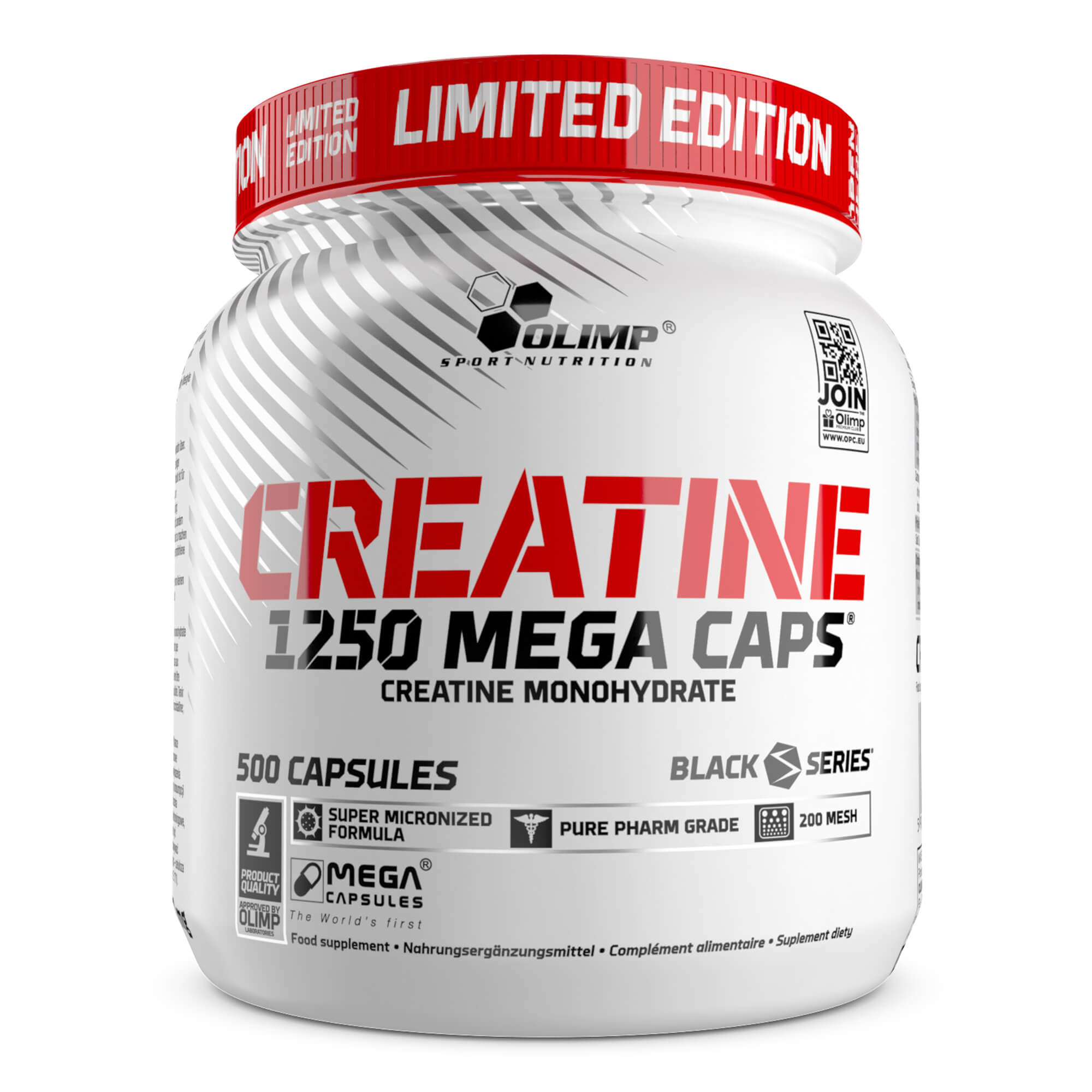 Olimp Creatine 1250 Mega Caps Limited Edition suplement diety - kreatyna,  500 kaps./1 opak. | hebe.pl