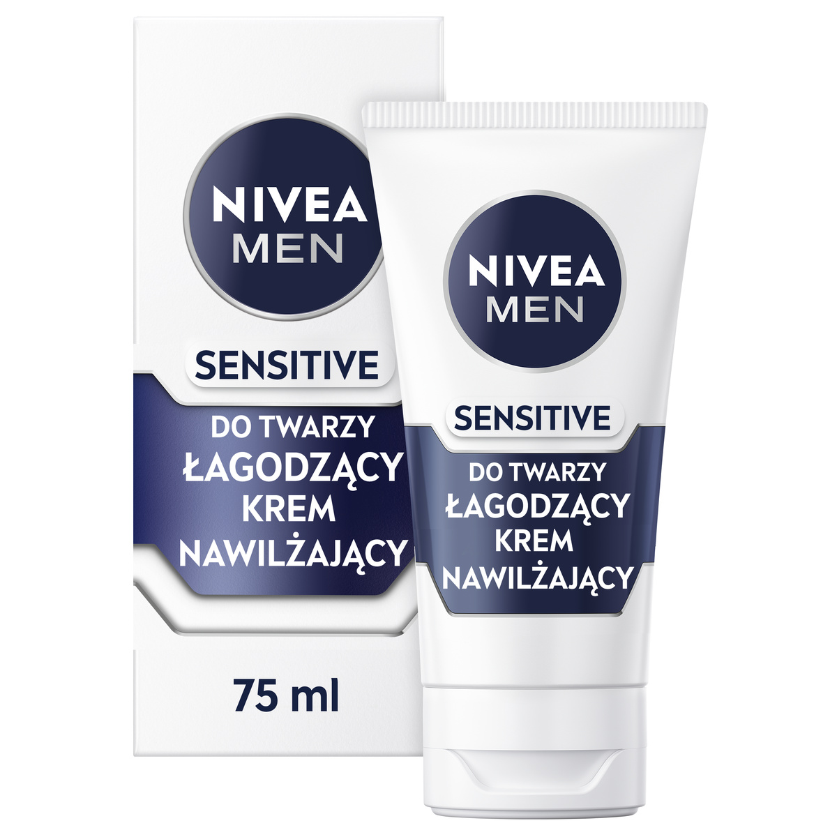 Nivea Men Sensitive łagodzący krem nawilżający do twarzy męski, 75 ml |  hebe.pl