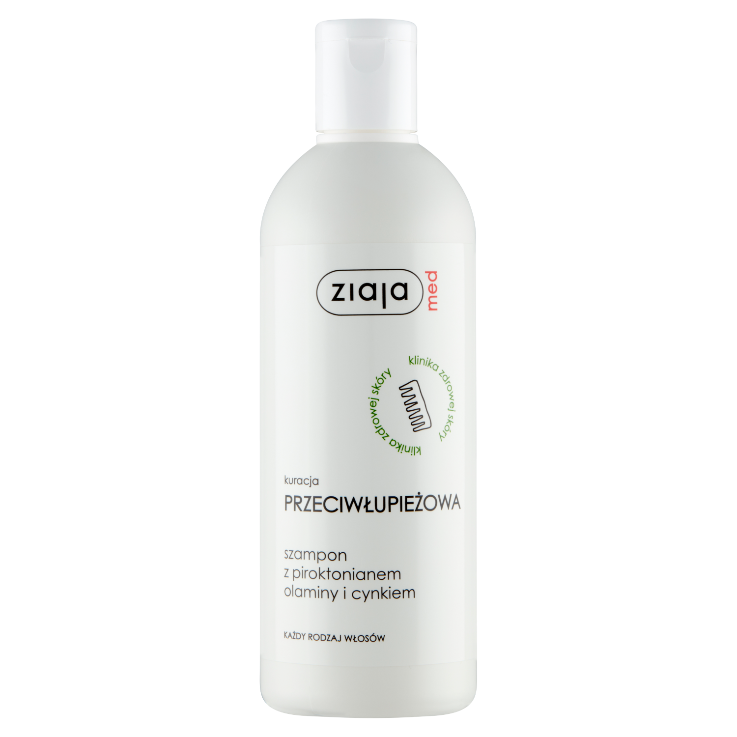Ziaja med szampon przeciwłupieżowy do włosów, 300 ml | hebe.pl