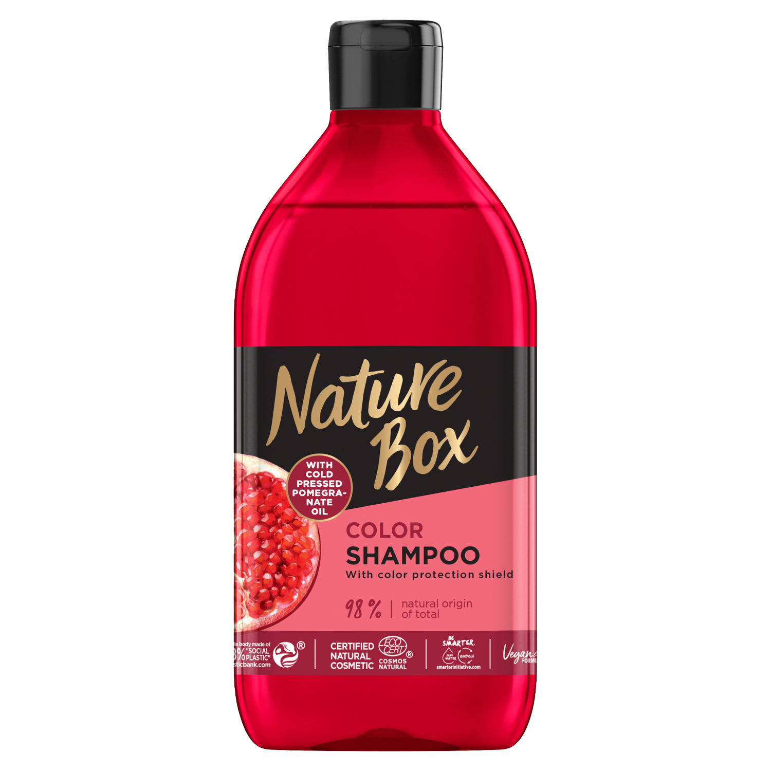 Nature Box Pomegranate szampon do włosów z olejem z granatu, 385 ml |  hebe.pl