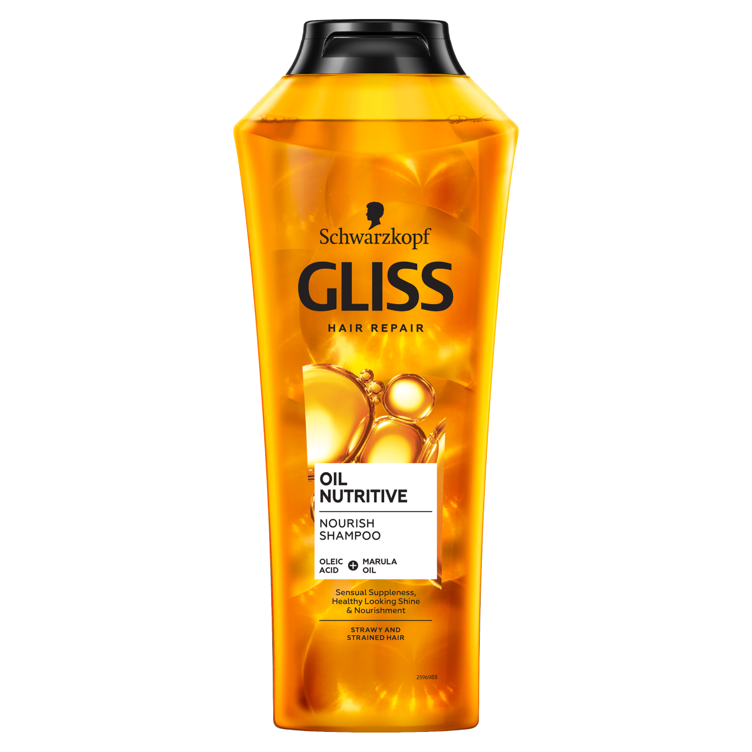 Gliss Oil Nutritive szampon do włosów przesuszonych i nadwyrężonych, 400 ml  | hebe.pl