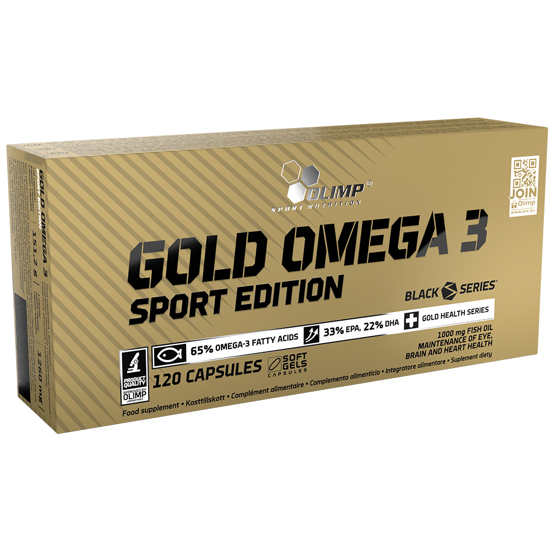 Olimp Gold Omega 3 Sport Edition suplement diety, 120 kaps./1 opak. |  hebe.pl