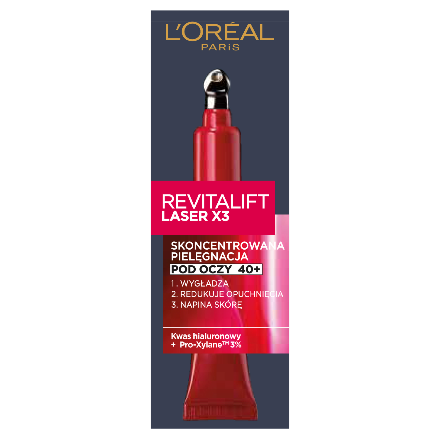 L'Oréal Paris Revitalift Laser krem pod oczy wypełniający skórę, redukujący  zmarszczki i opuchnięcia pod oczami, 15 ml | hebe.pl