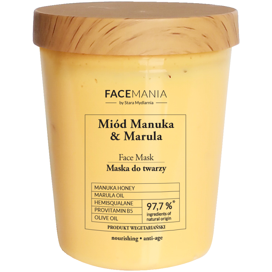 Facemania Miód Manuka&Marula maska do twarzy manuka i marula, 200 ml |  hebe.pl