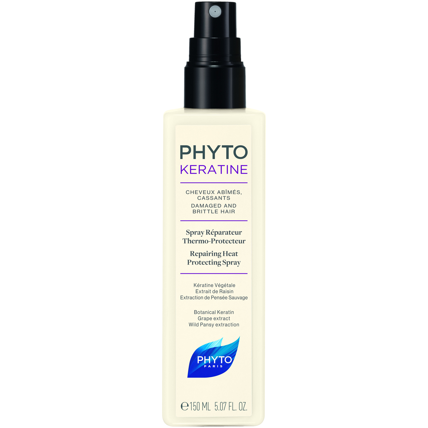 Phyto Phytokeratine termoochronny spray do włosów, 150 ml | hebe.pl